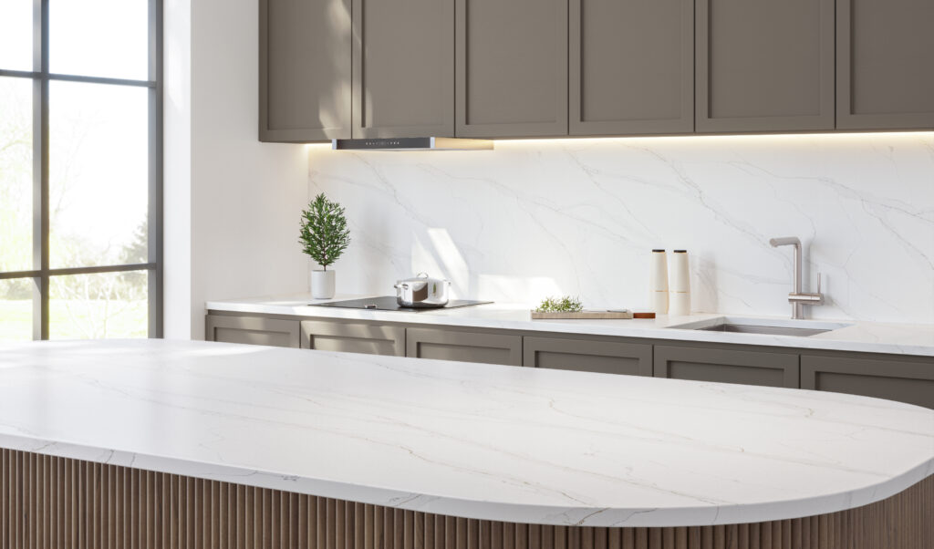 kitchen counter and backsplash